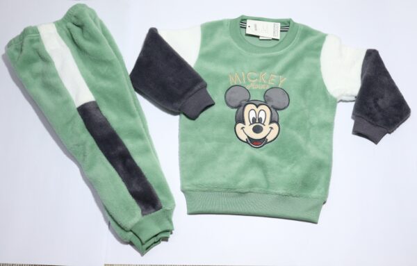 Green Mickey Fur Set