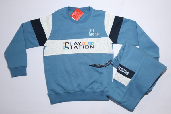 Blue Play Station Printed Winter Set