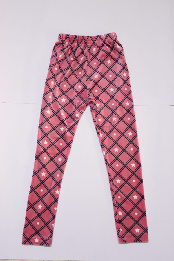 Pink Checked Leggings