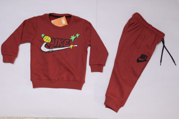 Brown Printed Winter Wear Set
