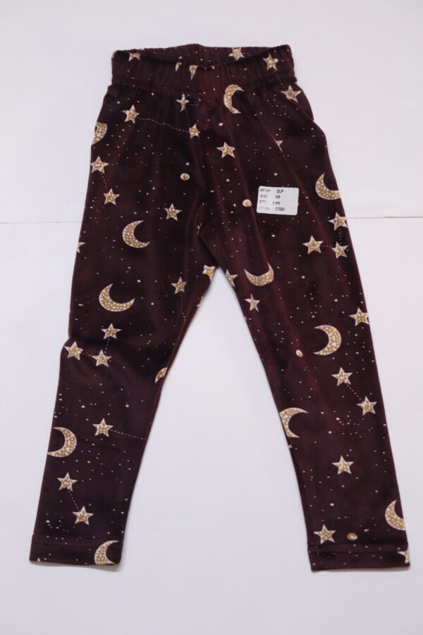 Brown Printed Legging