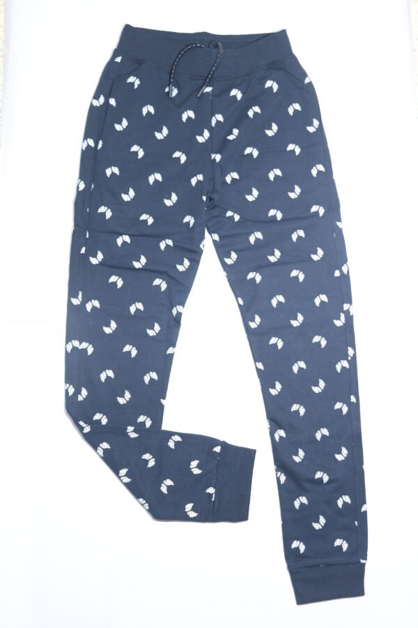 Navy Blue Printed Trousers