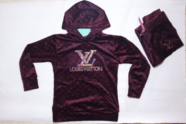 Self Design Printed Wine Winter Set