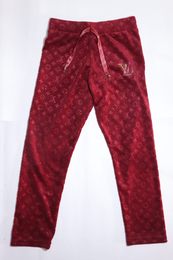 Self Design Printed Maroon Winter Set - Image 4