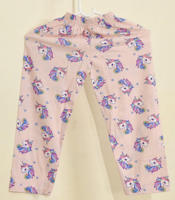 Peach Coloured Unicorn Printed Nightsuit - Image 2