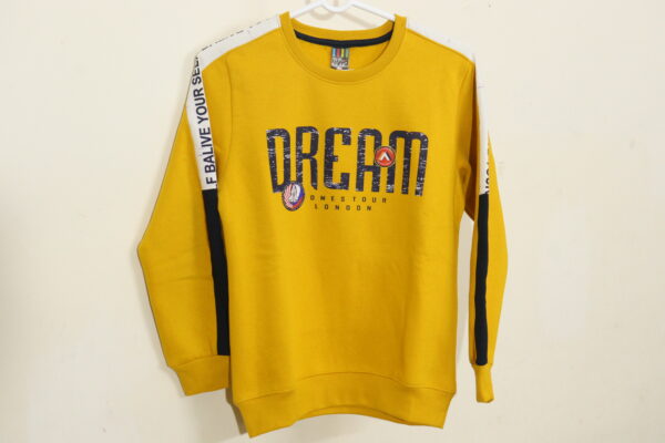 Yellow & Navy Blue Printed Winter Set - Image 2
