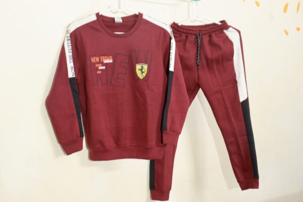 Maroon Printed Winter Set - Image 7