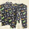 Grey Printed Nightsuit for Boys
