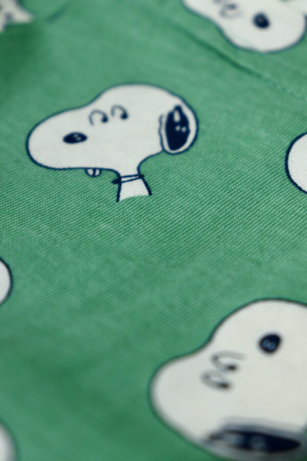 Green Printed Nightsuit for Boys - Image 3