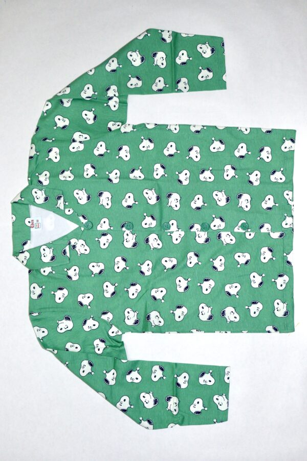 Green Printed Nightsuit for Boys - Image 2