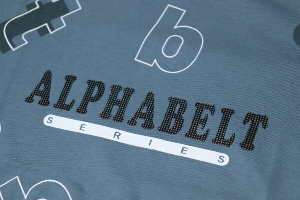 Grey Alphabetical Printed Summer Set - Image 2
