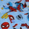 Blue Spiderman Printed Front Open Nightsuit - Image 3