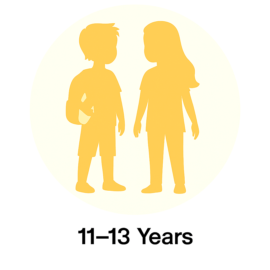 shop by age(11-13 years)