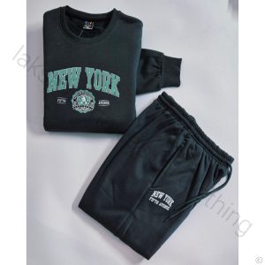 Premium Boys Winter Cordset (13‑15 Yrs, Size 38(M)) – Cotton Fleece in Green