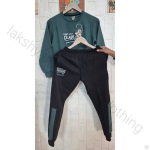 Boys Soft Fleece Winter Outfit | Cozy Cotton Blend | Ages 6–10 | Rama Green