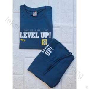 Super Soft Boys Summer Set – Teal Blue Cotton Hosiery Tee & Shorts