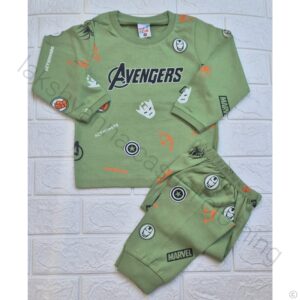 Super Soft Unisex Green Avengers Cord Set