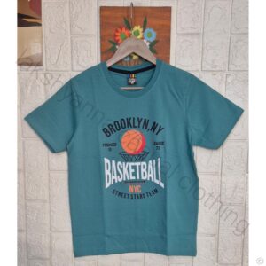 Cozy Boys Summer Set - Cotton Hosiery Tee & Knee Shorts