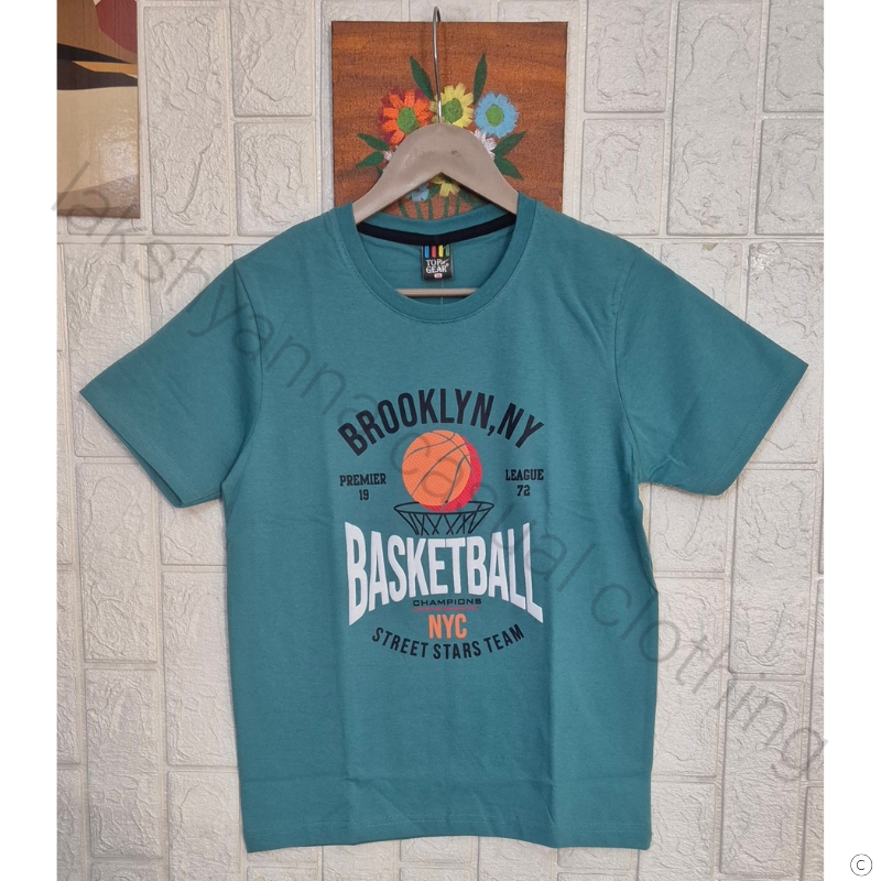 Cozy Boys Summer Set - Cotton Hosiery Tee & Knee Shorts